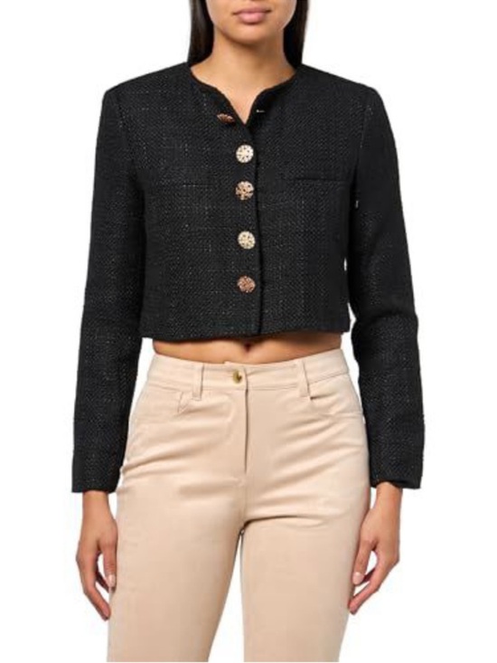 Derek Lam Jackets & Blazers - NWT Derek Lam 10 Crosby JULIETTE TWEED JACKET, BLACK-currently sold at Nor
